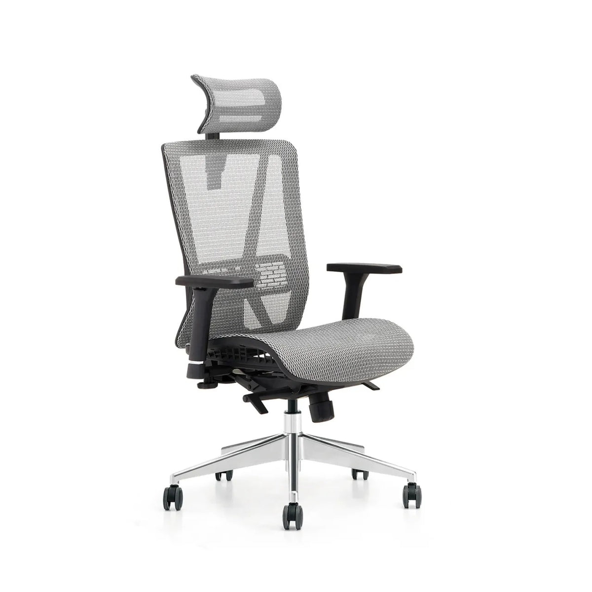 Silla de Oficina Presidente Ergonómica Nefi Gris möbelArt