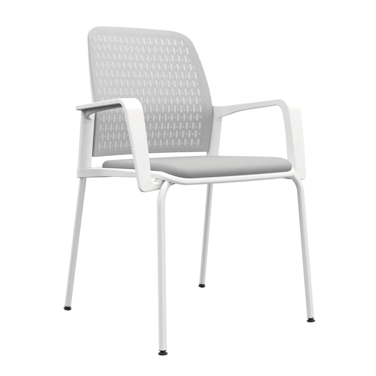 Silla de Visita Pinko Gris/Blanco möbelArt