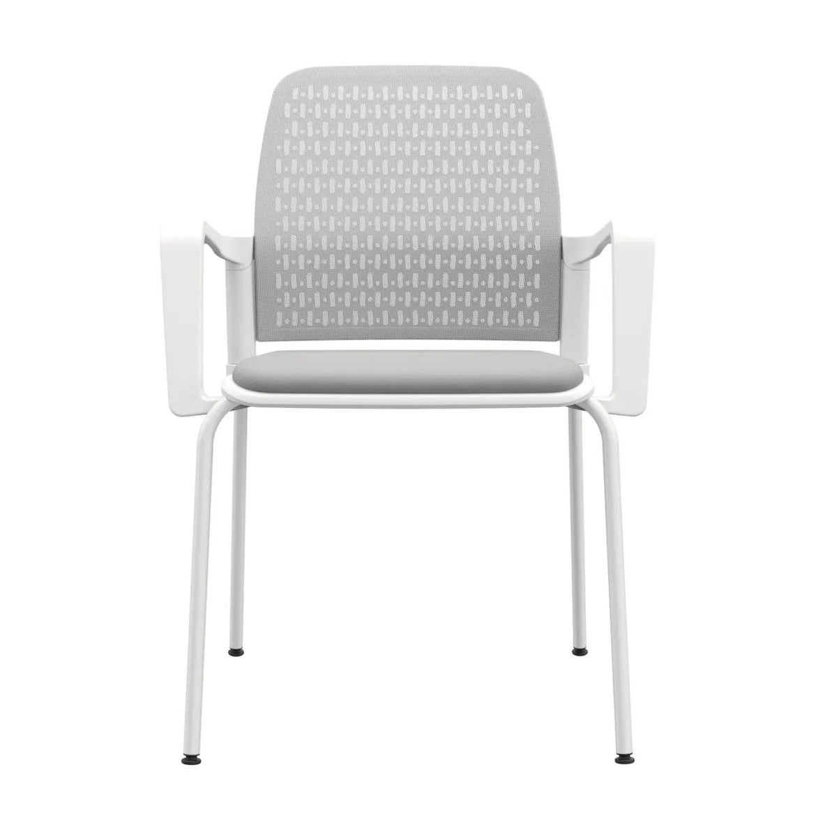 Silla de Visita Pinko Gris/Blanco möbelArt
