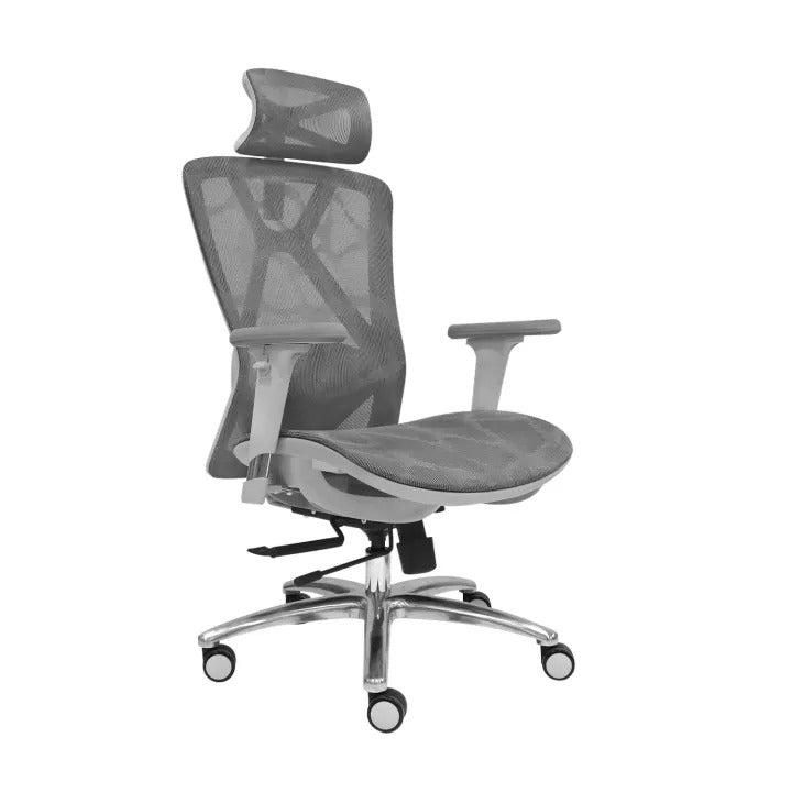 Silla de Oficina Ergonómica Presidente Levi Plus II Gris möbelArt