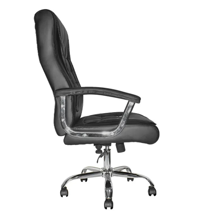 Silla de Oficina Presidente Shiny Negra möbelArt
