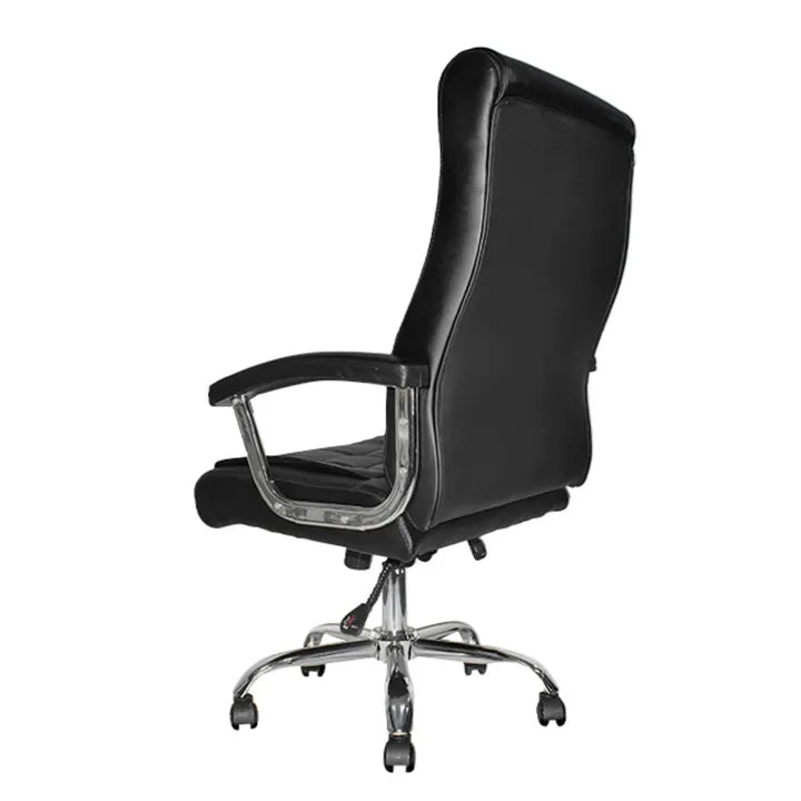 Silla de Oficina Presidente Shiny Negra möbelArt