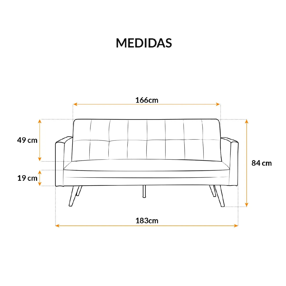 Sofá Cama Venecia möbelArt